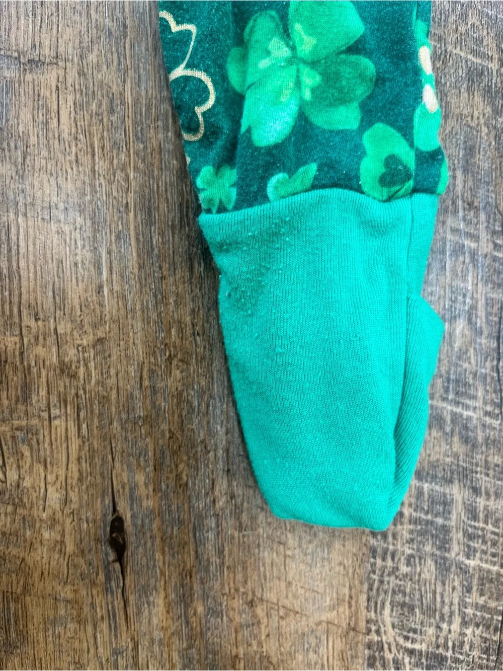 Little Sleepies St Patrick’s Footed One-Piece Pajamas 0-3m